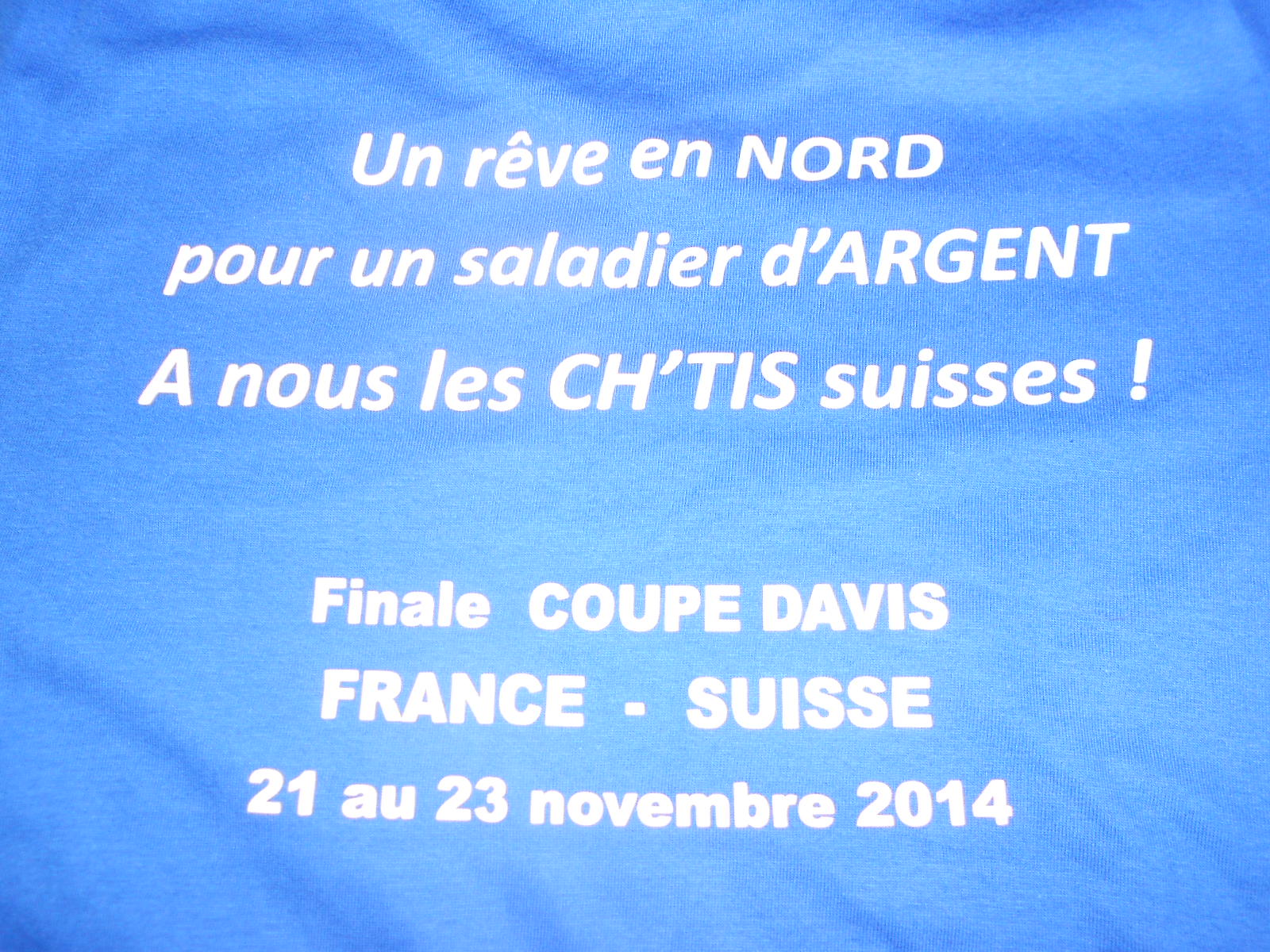 Tee Shirt finale Coupe Davis 2014